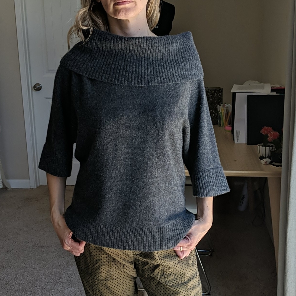 NWT Fenn Wright Cashmere Cowl Neck Sweater Size M